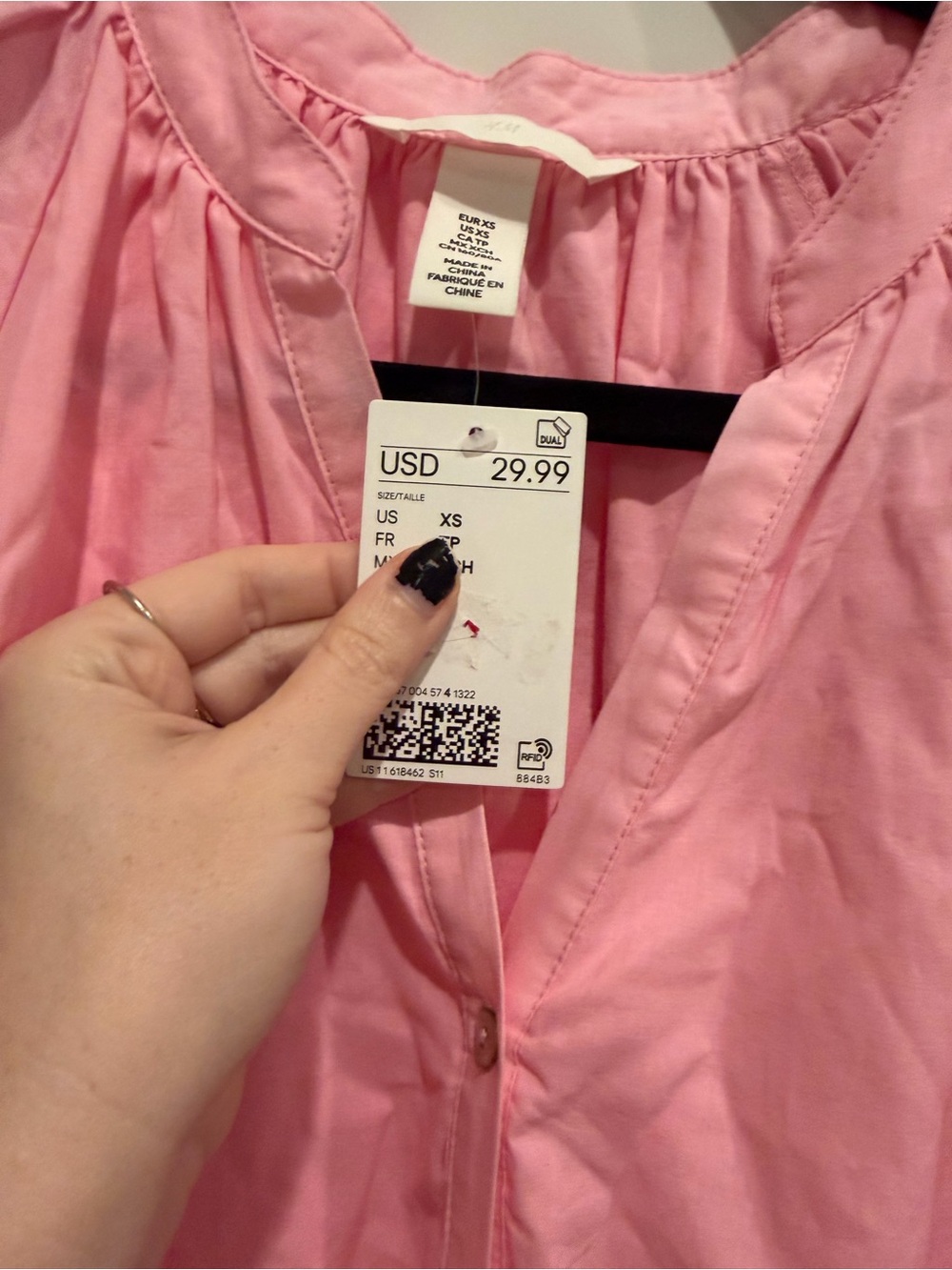 Pink Ruffle Hem Dress - Picture 5 of 5